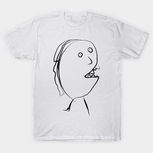 A blank look T-Shirt